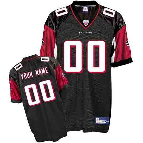 Custom Atlanta Falcons black jersey