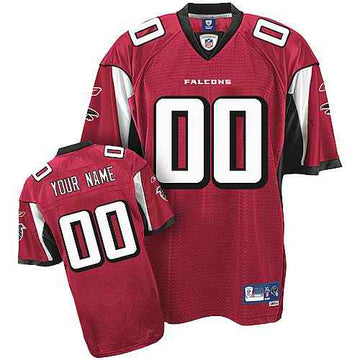 Custom Atlanta Falcons red jersey