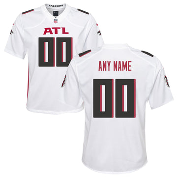 Custom Atlanta Falcons white jersey