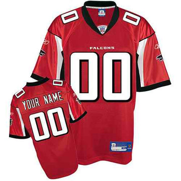 Custom Atlanta Falcons red jersey