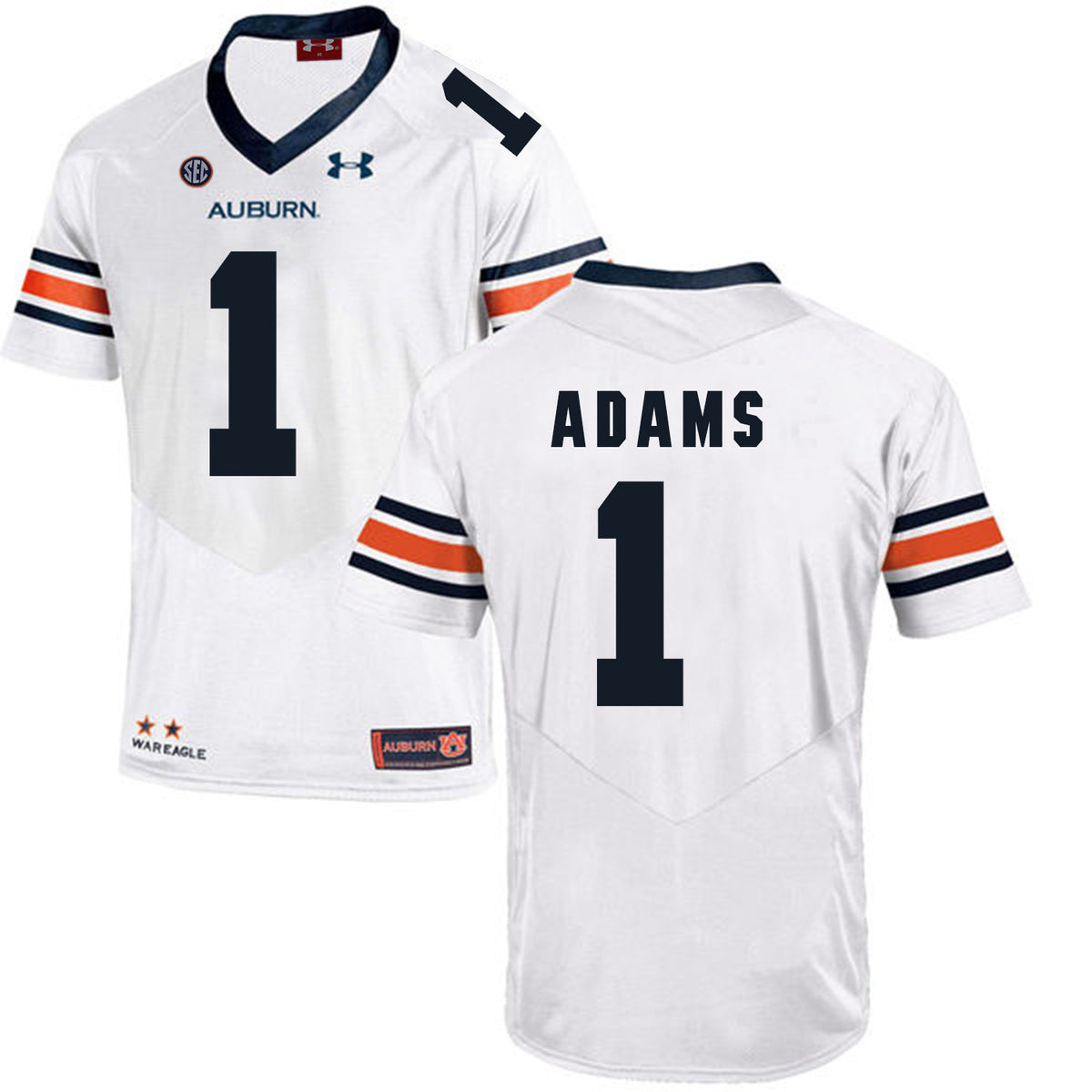 Montravius Adams Auburn Tigers white jersey