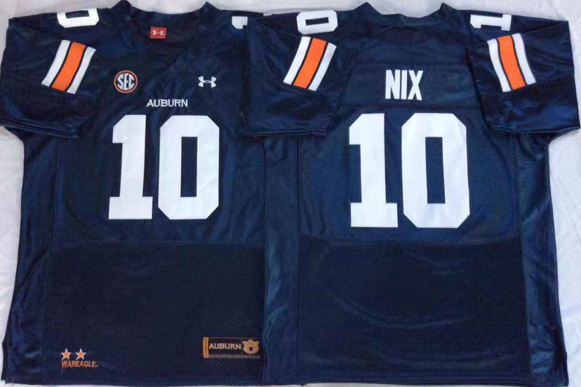 Bo Nix Auburn Tigers navy jersey