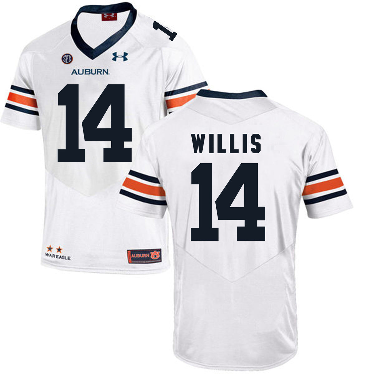 Malik Willis Auburn Tigers white jersey