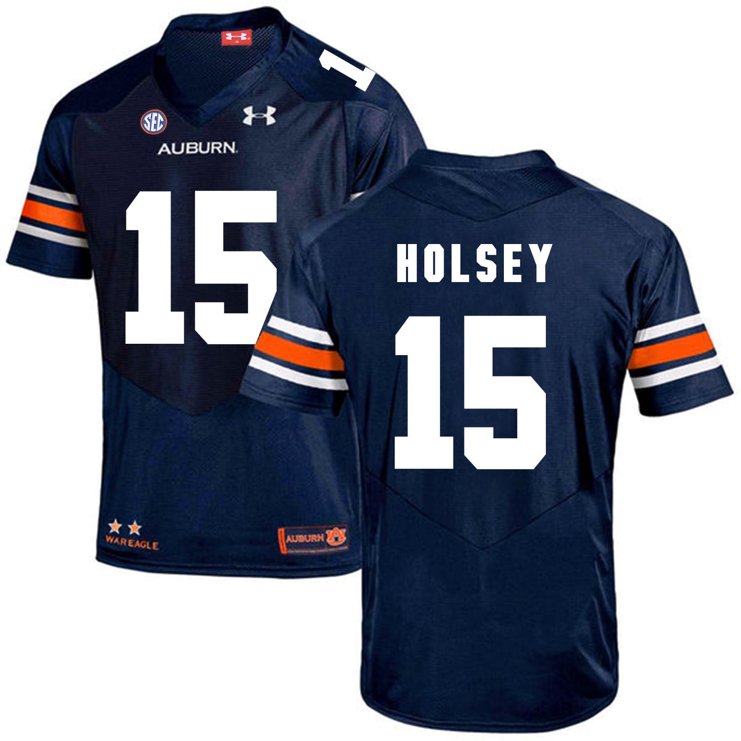 Joshua Holsey Auburn Tigers navy jersey