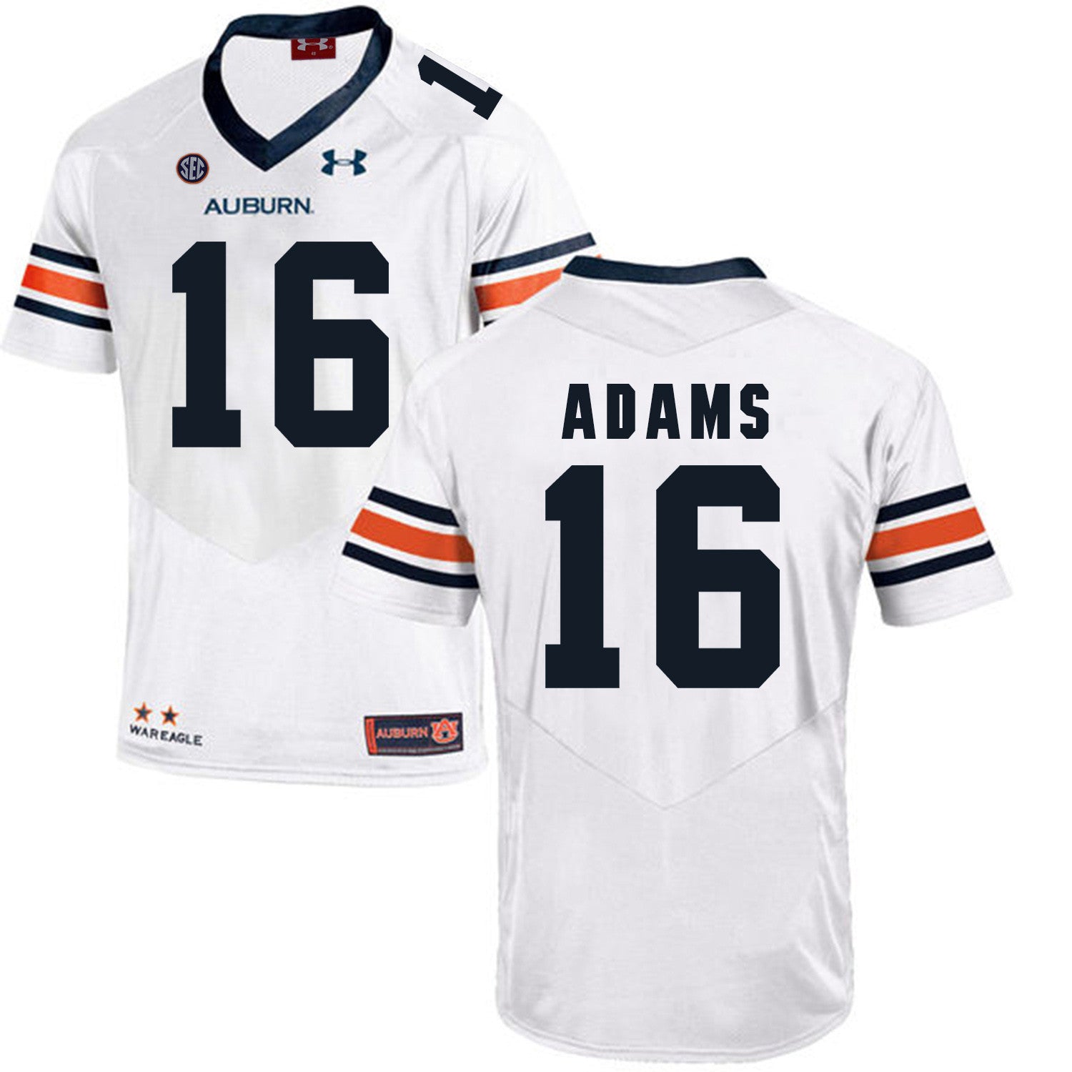 Devin Adams Auburn Tigers white jersey