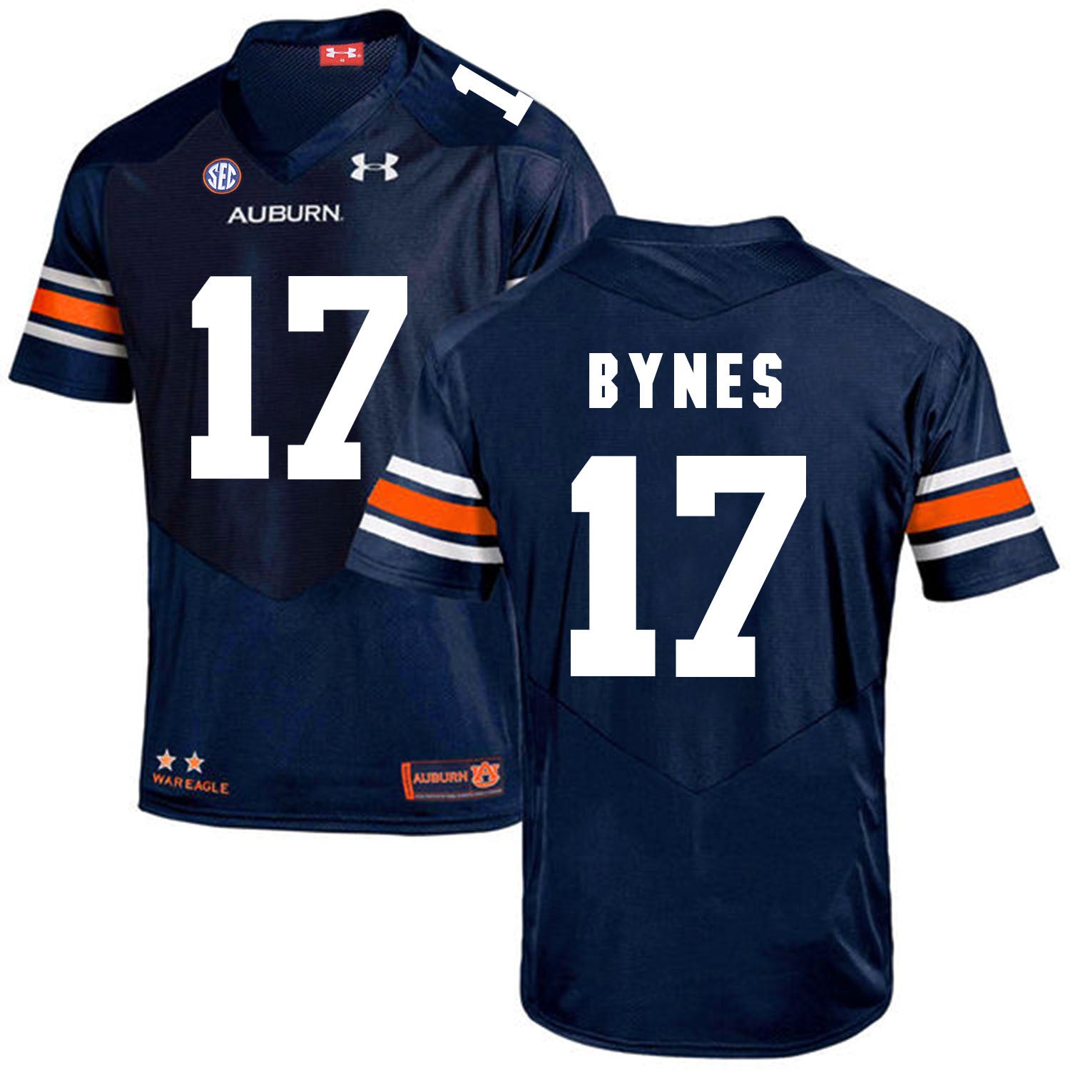 Josh Bynes Auburn Tigers navy jersey