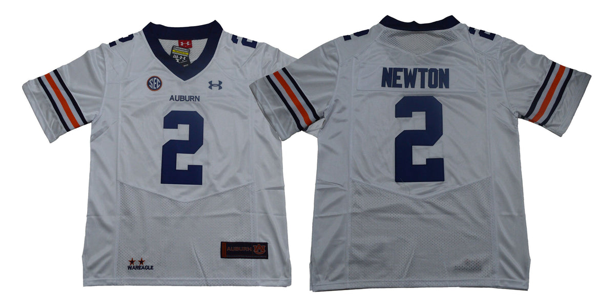 Cam Newton Auburn Tigers white jersey
