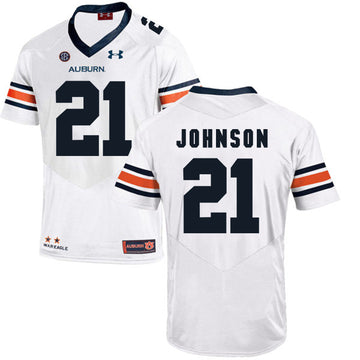 Kerryon Johnson Auburn Tigers white jersey