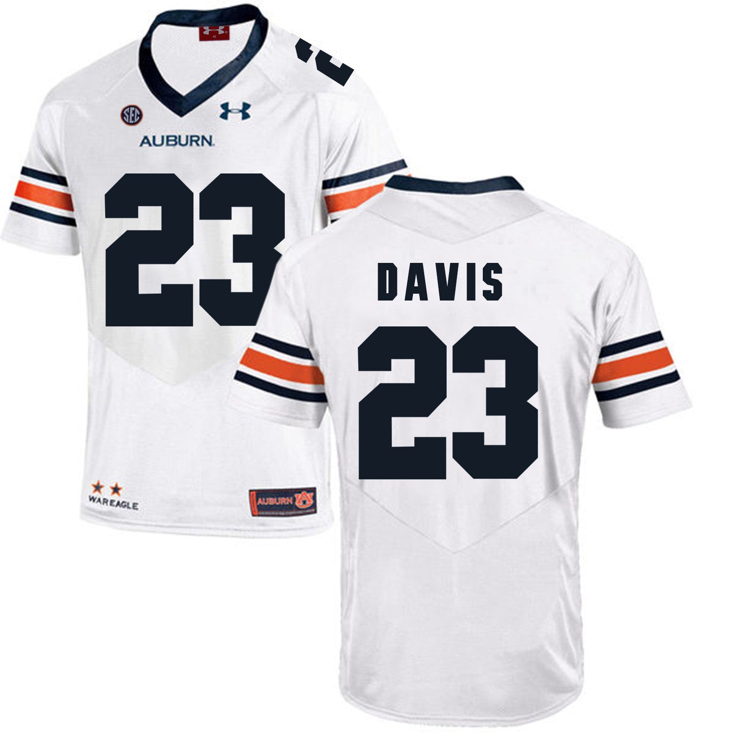 Ryan Davis Auburn Tigers white jersey