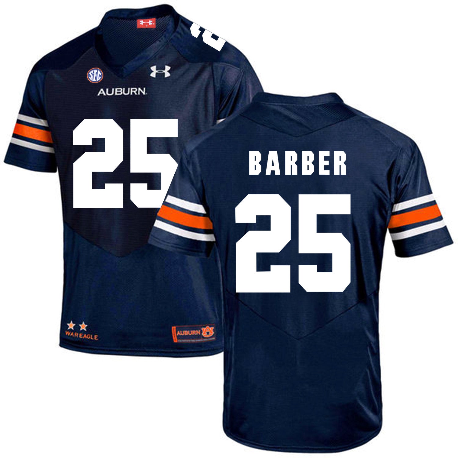 Peyton Barber Auburn Tigers navy jersey