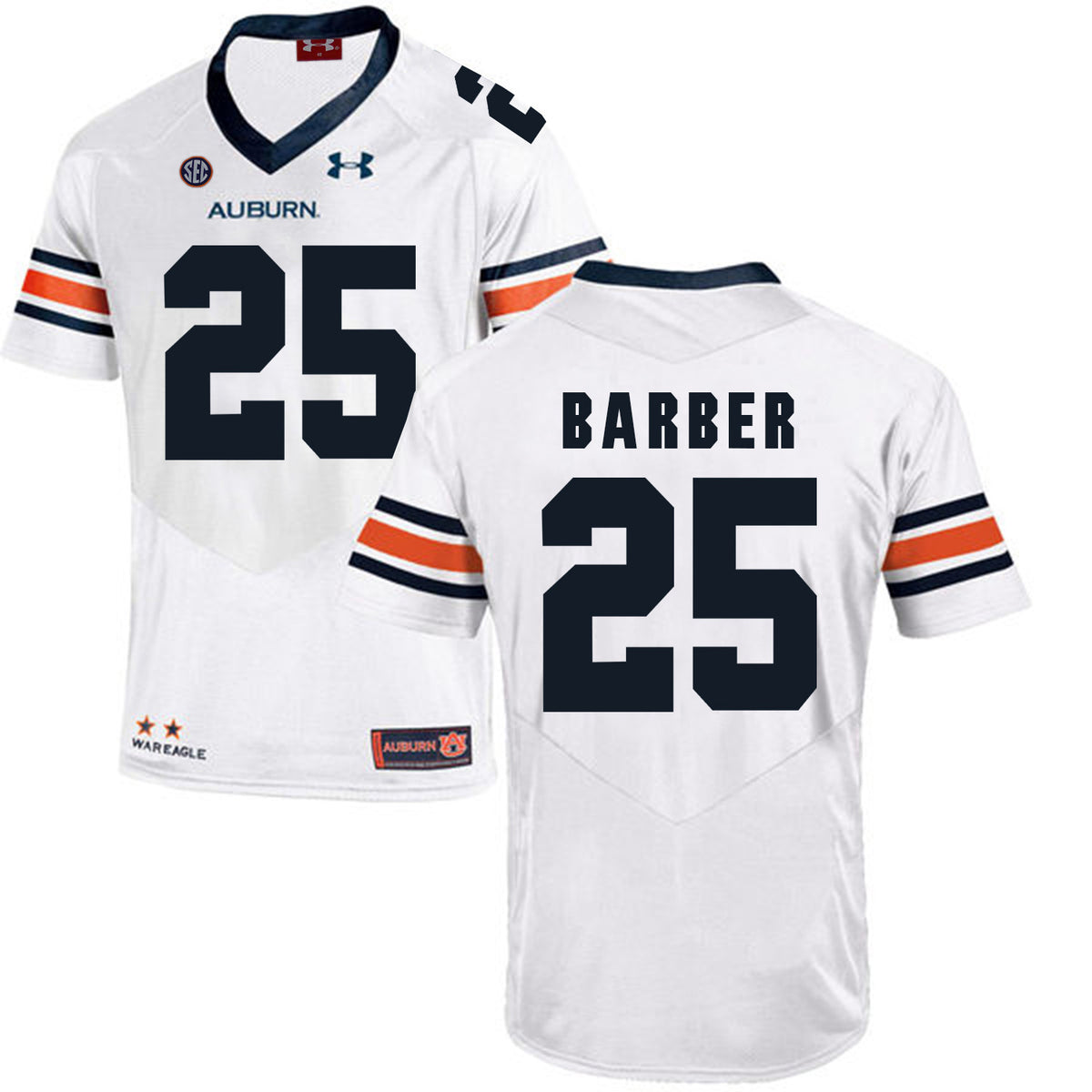 Peyton Barber Auburn Tigers white jersey