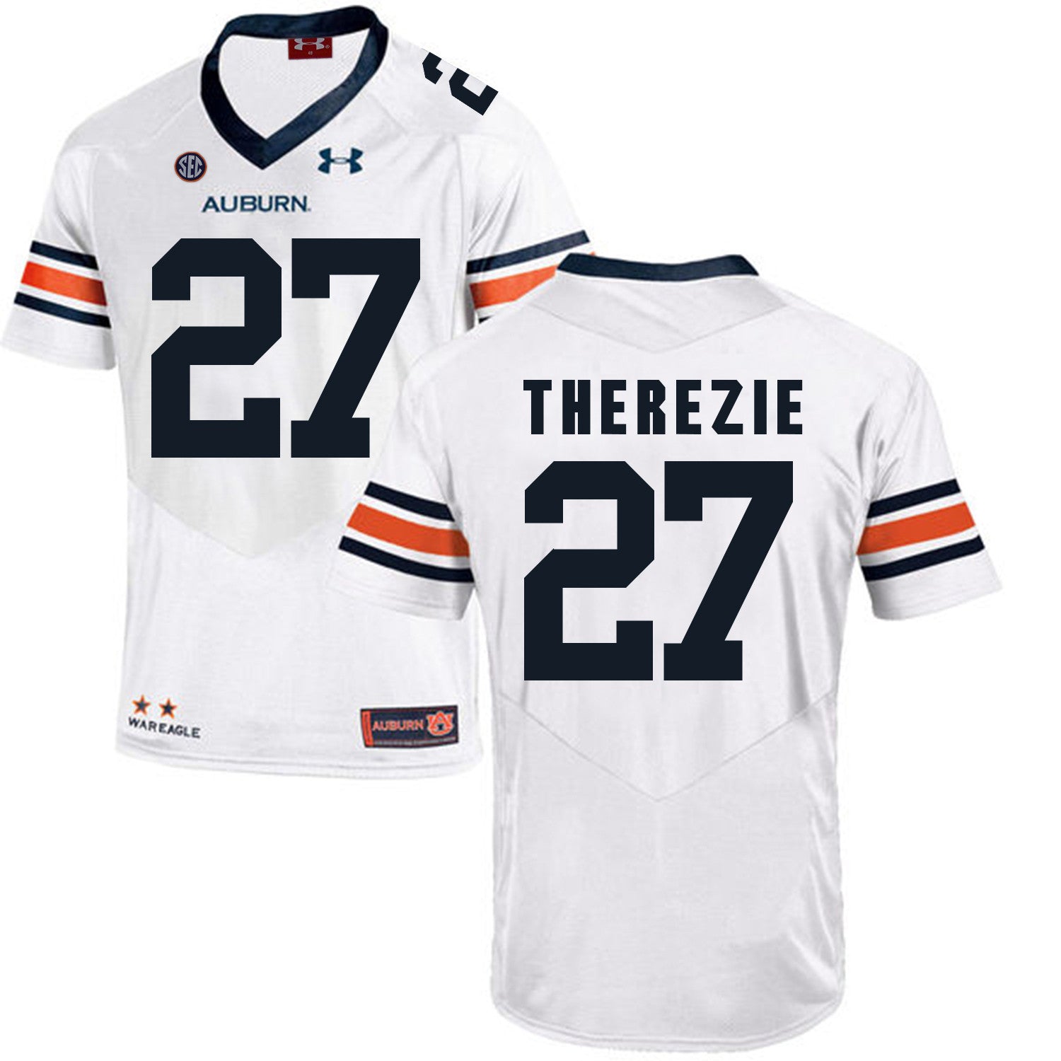 Robenson Therezie Auburn Tigers white jersey