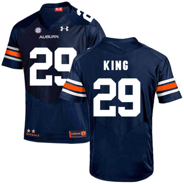Brandon King Auburn Tigers navy jersey