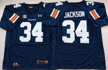 Bo Jackson Auburn Tigers navy jersey
