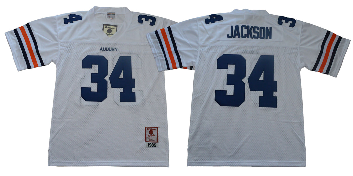 Bo Jackson Auburn Tigers white jersey