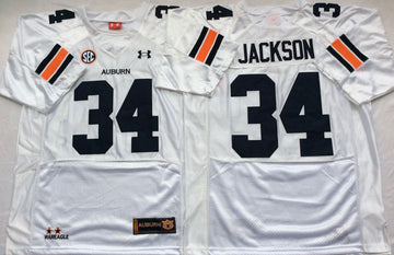 Bo Jackson Auburn Tigers white jersey