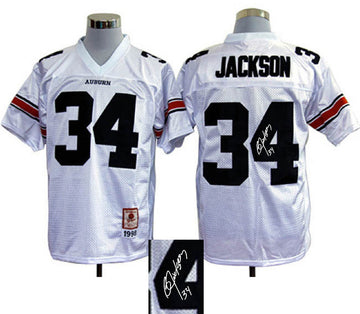 Jackson Auburn Tigers white jersey