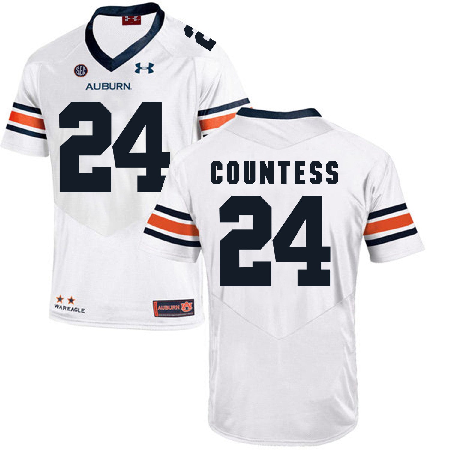 Blake Countess Auburn Tigers white jersey