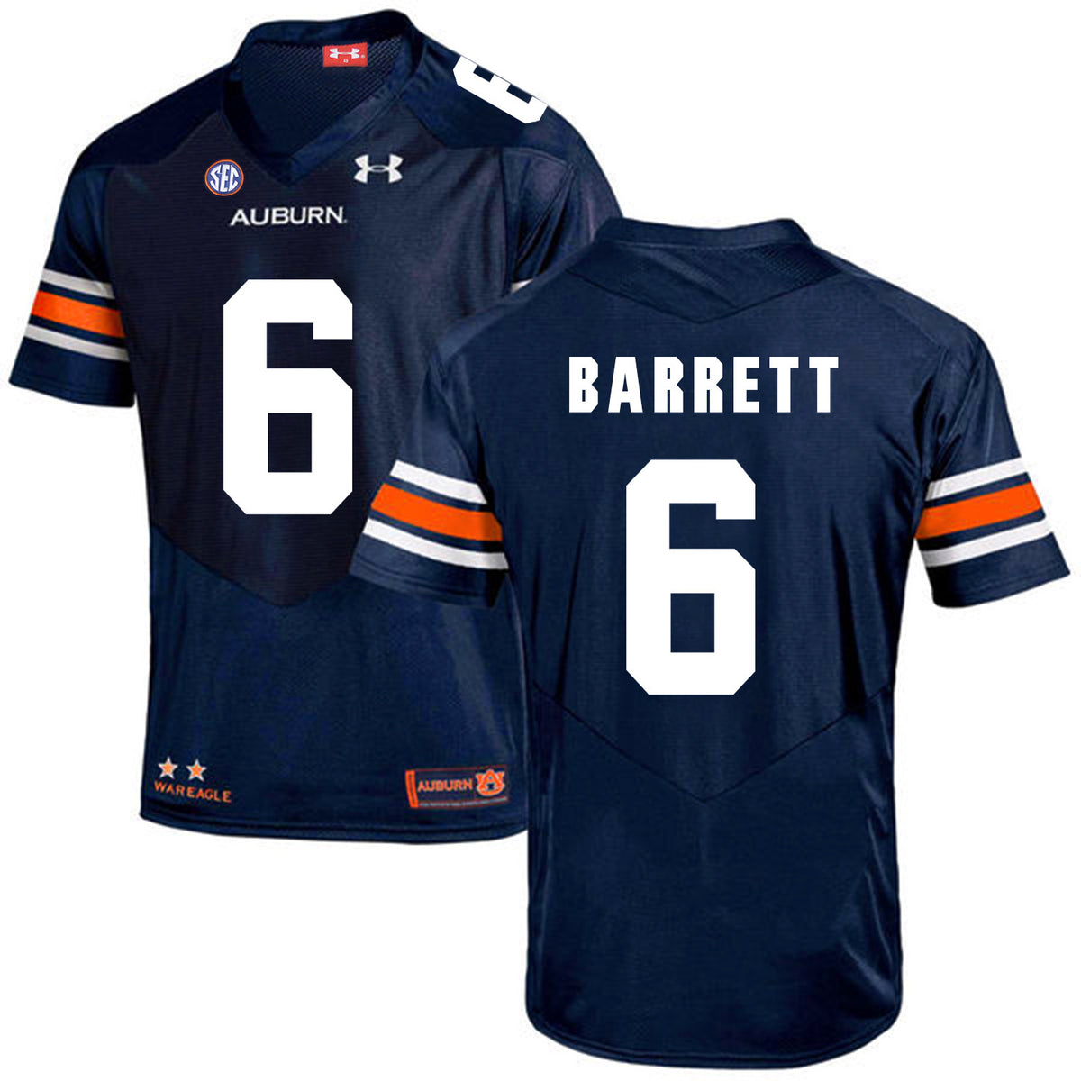 Devan Auburn Tigers navy jersey