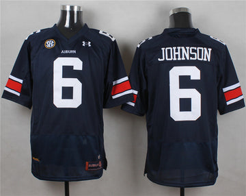 Jeremy Johnson Auburn Tigers navy jersey