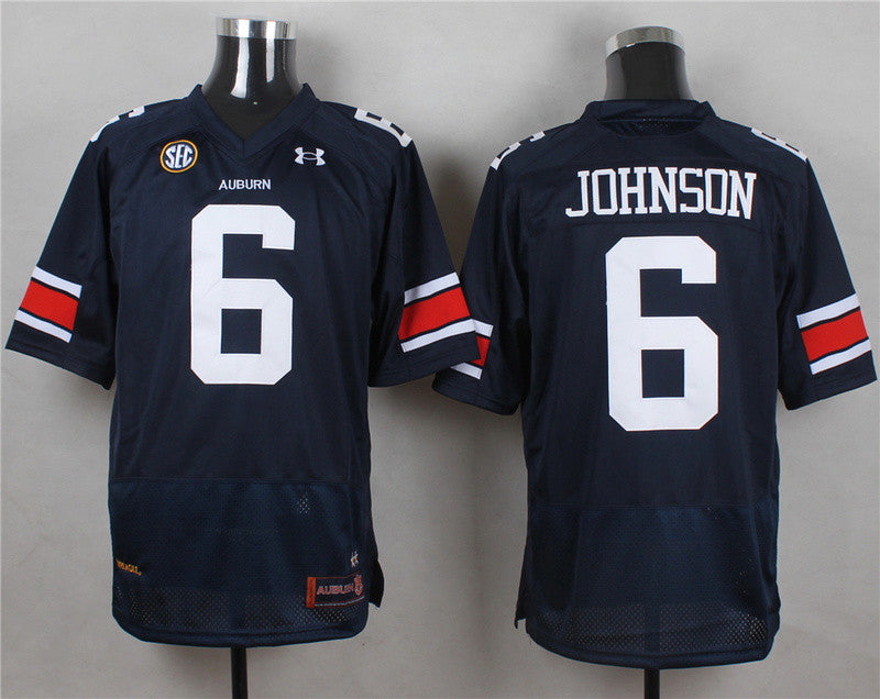 Jeremy Johnson Auburn Tigers navy jersey