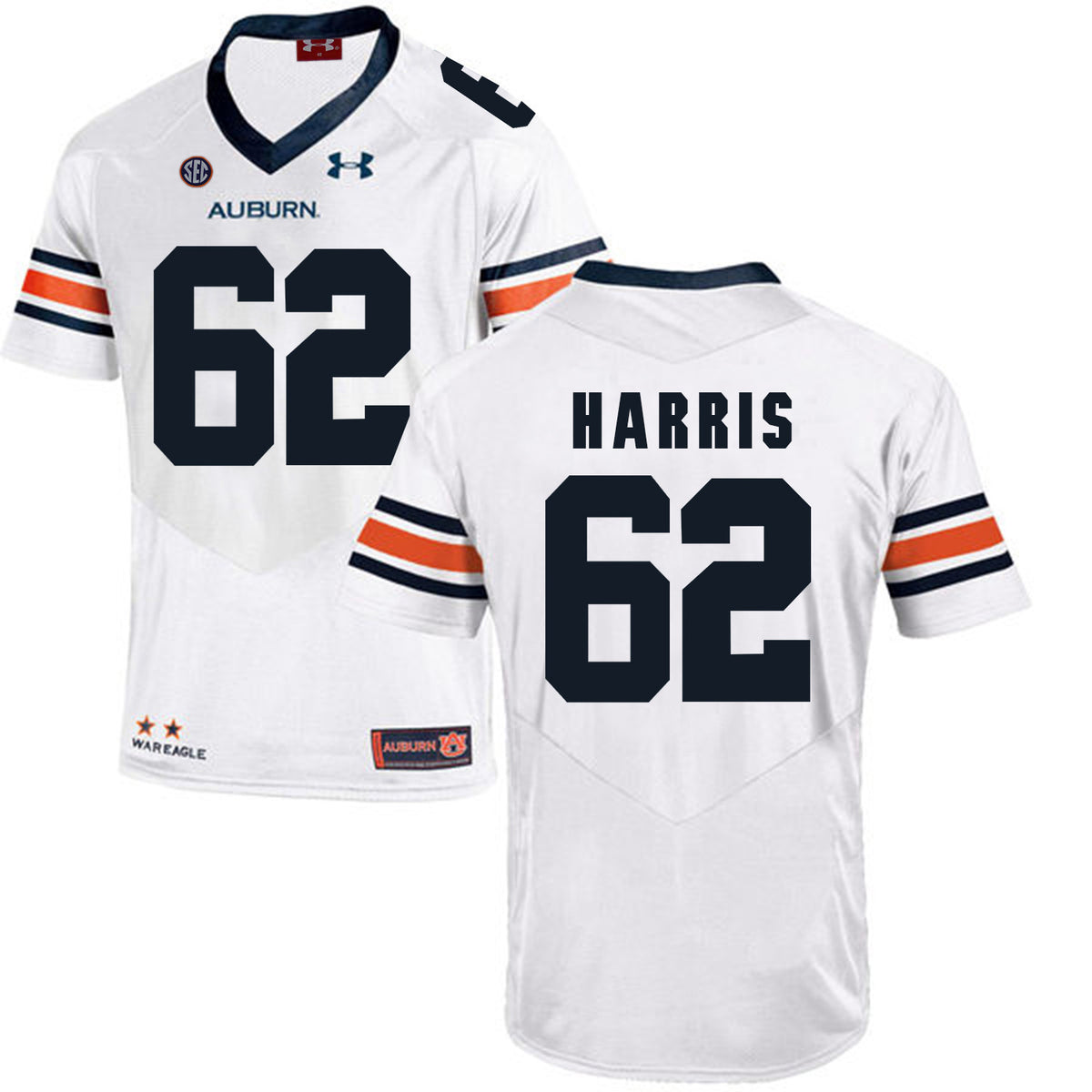 Josh Harris Auburn Tigers white jersey