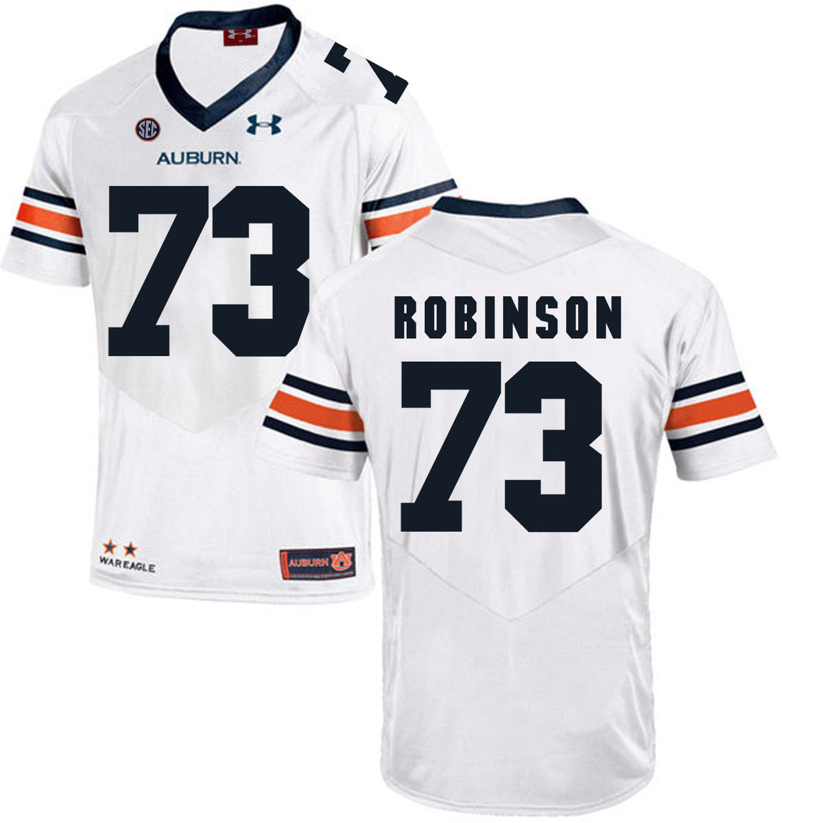 Greg Robinson Auburn Tigers white jersey