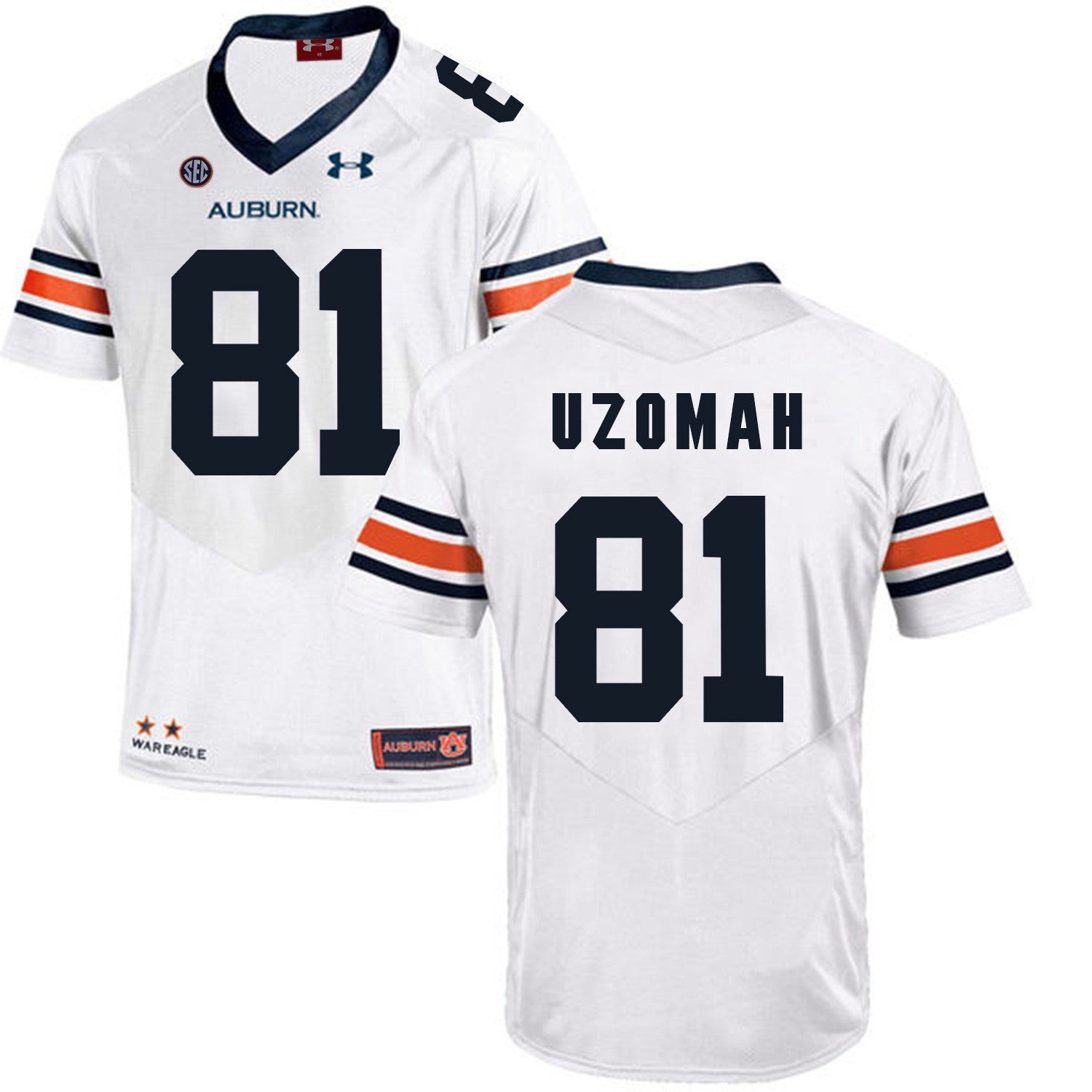 C.J. Uzomah Auburn Tigers white jersey