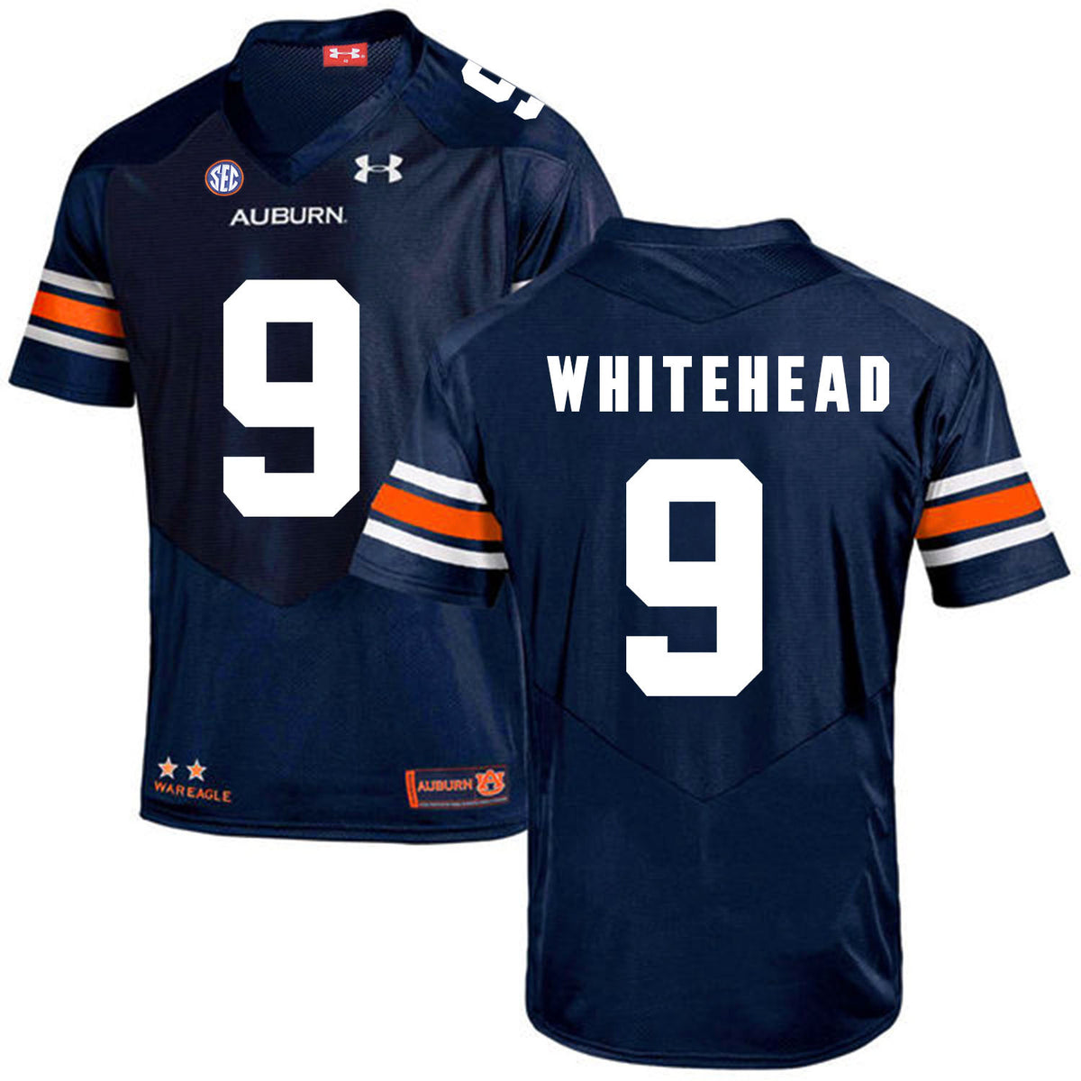 Jermaine Whitehead Auburn Tigers navy jersey