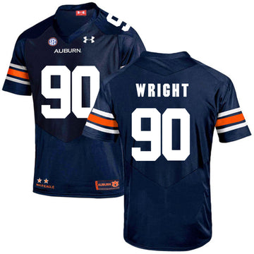 Gabe Wright Auburn Tigers navy jersey