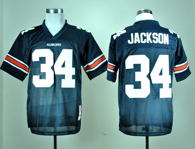 Bo Jackson Auburn Tigers navy Throwback jersey