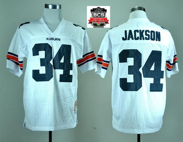 Bo Jackson Auburn Tigers white Throwback jersey