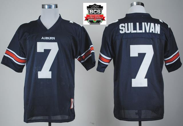 Pat Sullivan Auburn Tigers navy Throwback jersey