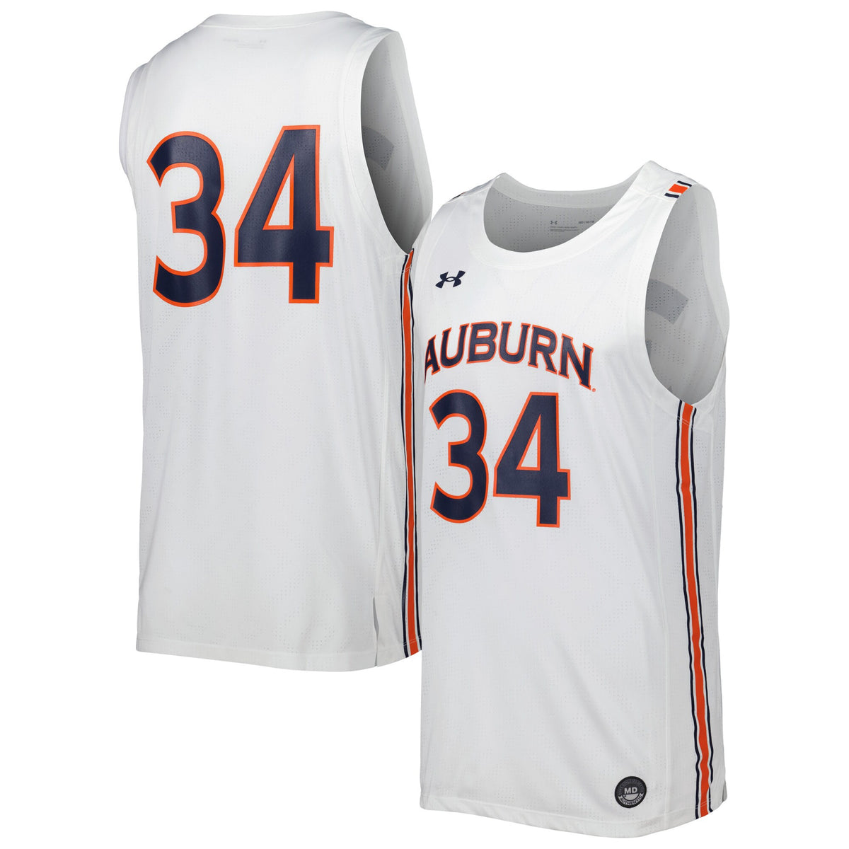 Under Armour Auburn Tigers white jersey