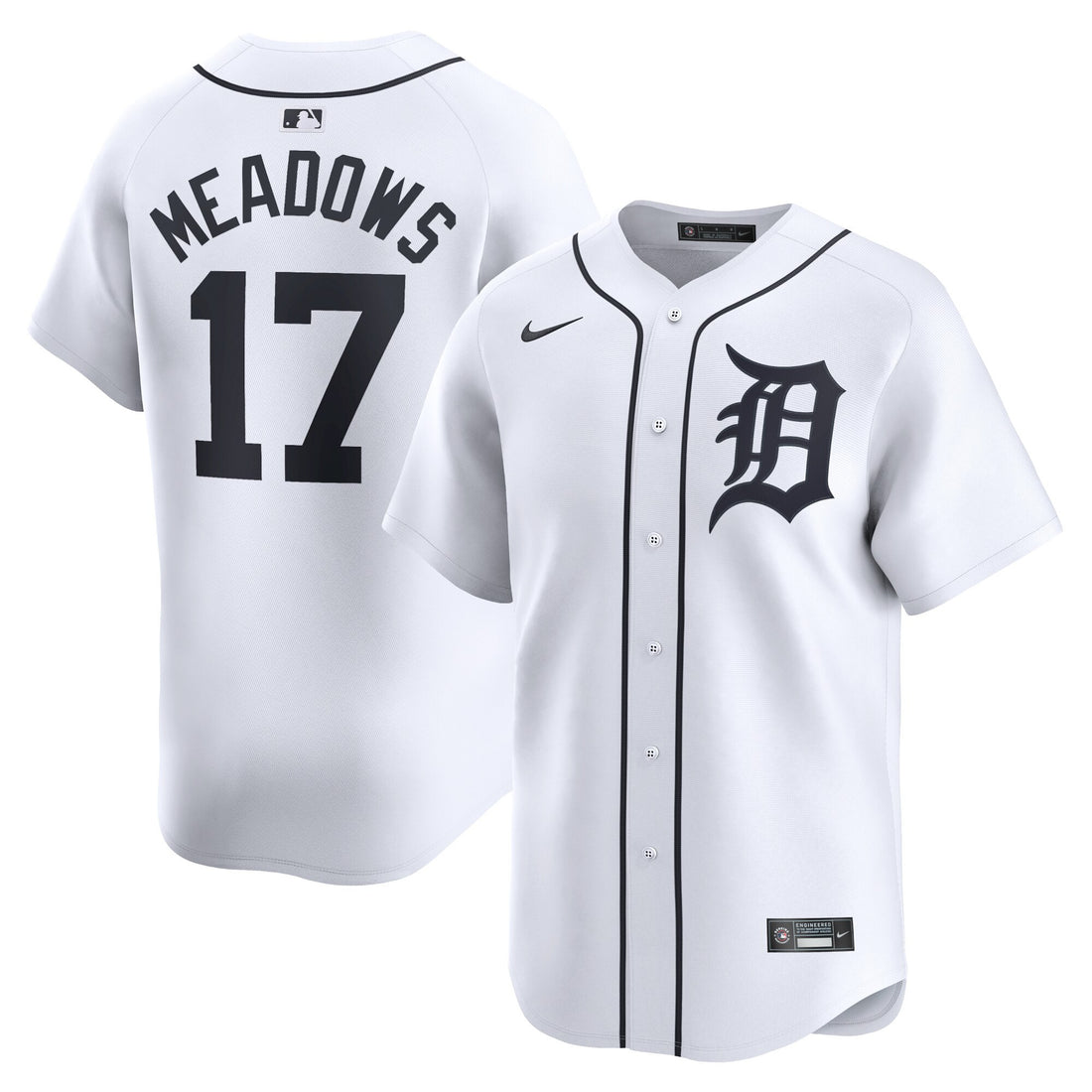 Austin Meadows Detroit Tigers white Limited jersey