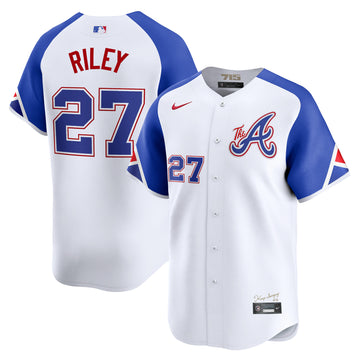 Austin Riley Atlanta Braves white City Connect jersey