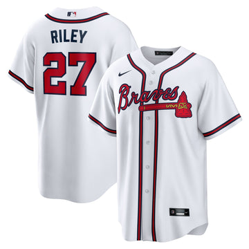 Austin Riley Atlanta Braves white Home jersey