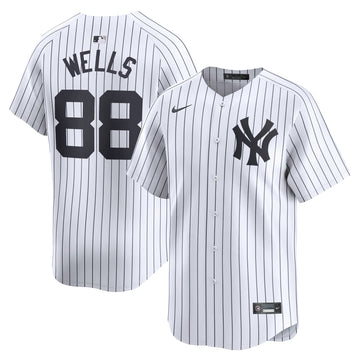 Austin Wells New York Yankees white Limited jersey