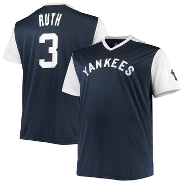 Babe Ruth New York Yankees navy Cooperstown jersey
