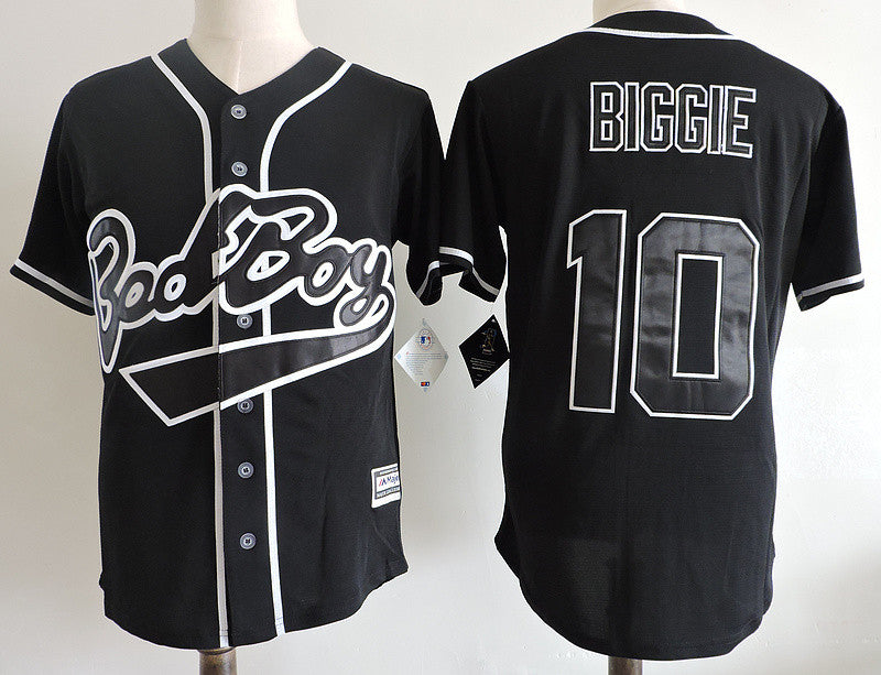 Bad Boy Bad Boy 10 Biggie Smalls black jersey