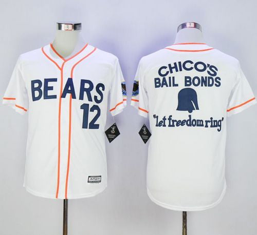 Button Down Tanner Boyle Bad News Bears white jersey