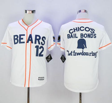 Button Down Tanner Boyle Bad News Bears white jersey