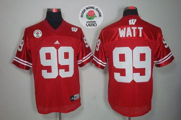 J.J. Watt Wisconsin Badgers red Game jersey