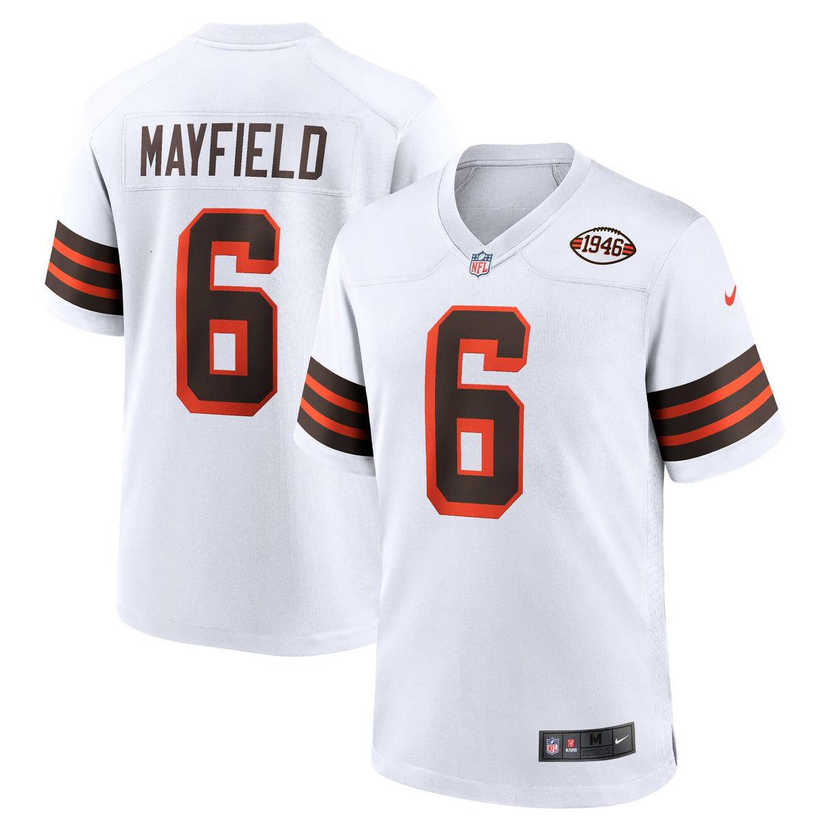 Baker Mayfield Cleveland Browns white Alternate jersey