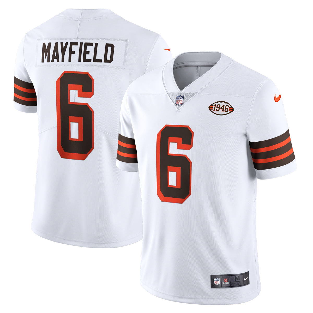 Baker Mayfield Cleveland Browns white Vapor jersey