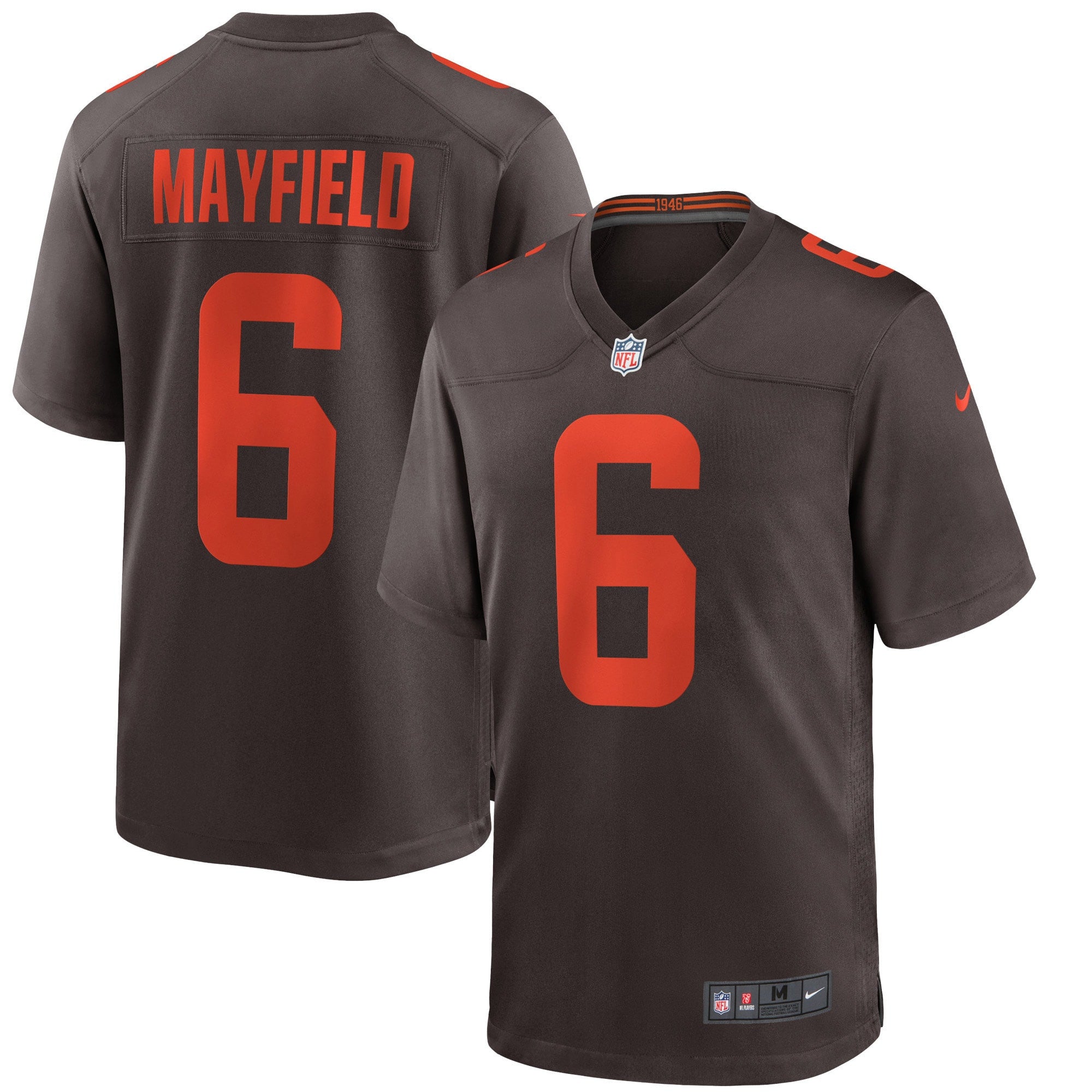 Baker Mayfield Cleveland Browns brown Alternate jersey