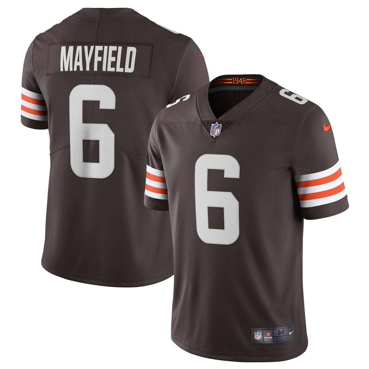 Baker Mayfield Cleveland Browns brown Vapor jersey