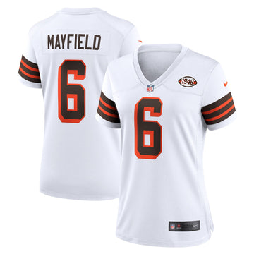 Baker Mayfield Cleveland Browns white Alternate jersey