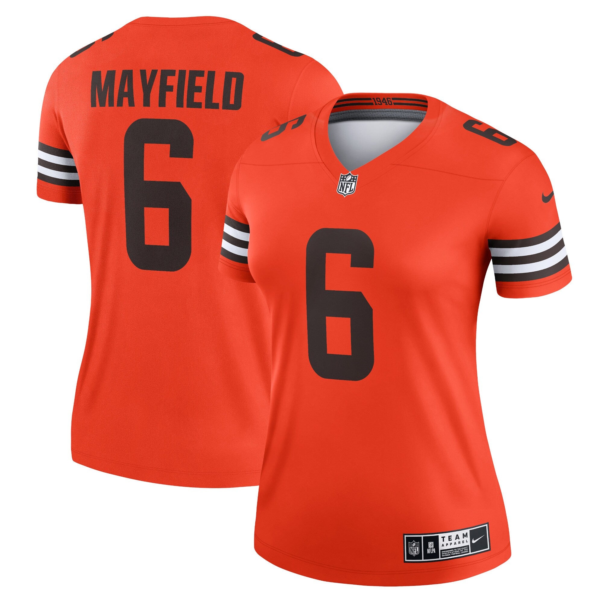 Baker Mayfield Cleveland Browns orange Inverted Legend jersey