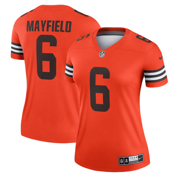 Baker Mayfield Cleveland Browns orange Inverted Legend jersey